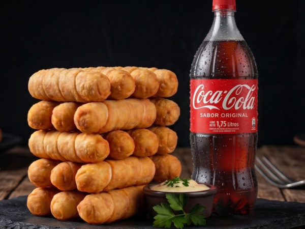 20 tequeños con Cocacola Grande