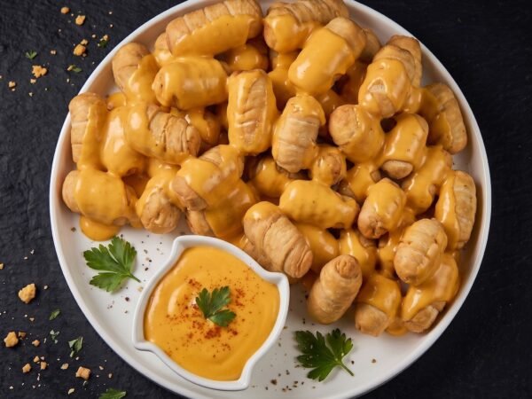 25 minitequeños con cheddar